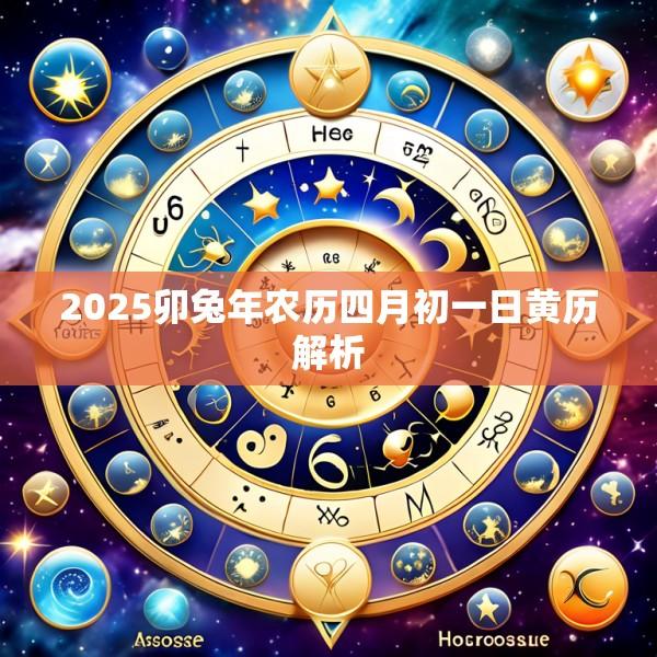 2025卯兔年农历四月初一日黄历解析