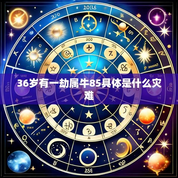 36岁有一劫属牛85具体是什么灾难