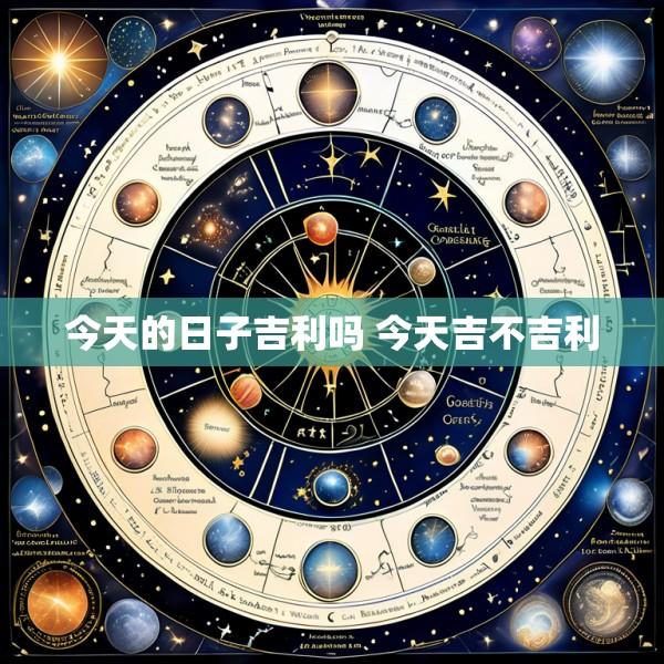 今天的日子吉利吗 今天吉不吉利