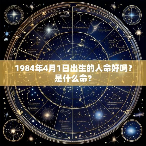 1984年4月1日出生的人命好吗？是什么命？