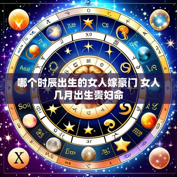 哪个时辰出生的女人嫁豪门 女人几月出生贵妇命