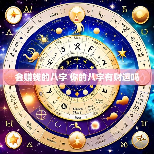 会赚钱的八字 你的八字有财运吗