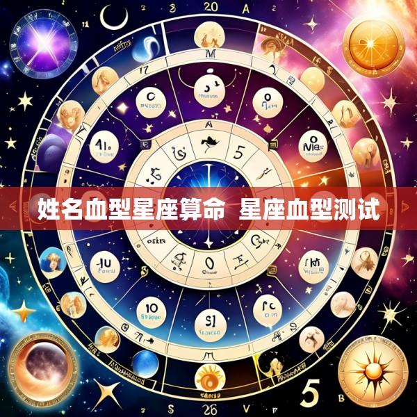 姓名血型星座算命  星座血型测试