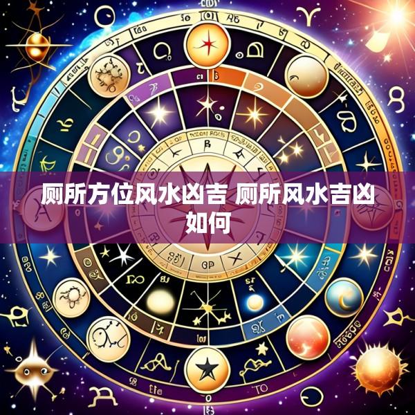 厕所方位风水凶吉 厕所风水吉凶如何