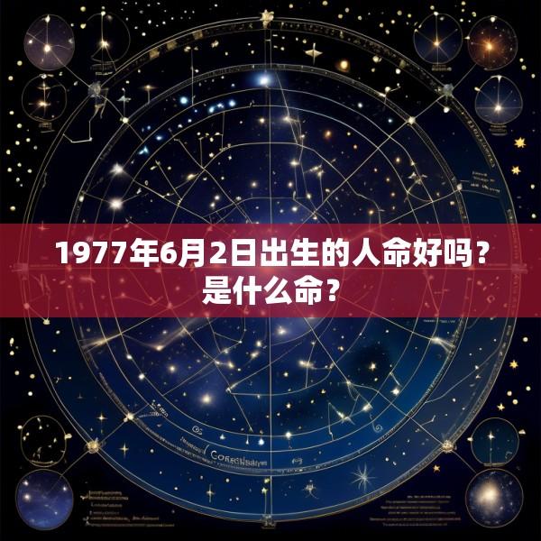 1977年6月2日出生的人命好吗？是什么命？