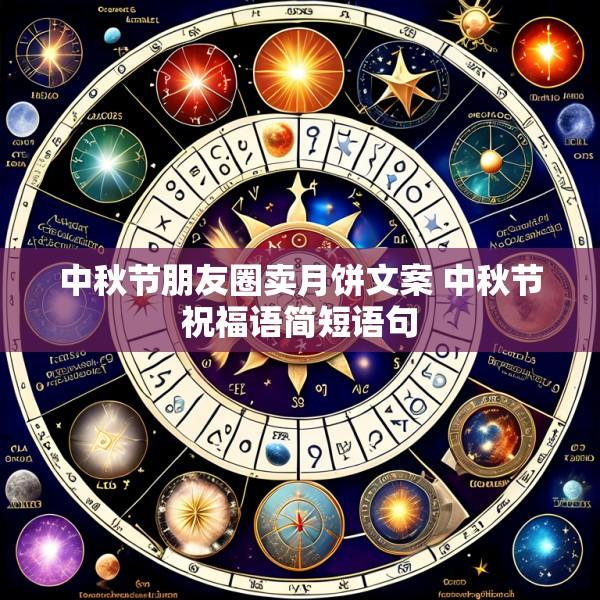 中秋节朋友圈卖月饼文案 中秋节祝福语简短语句