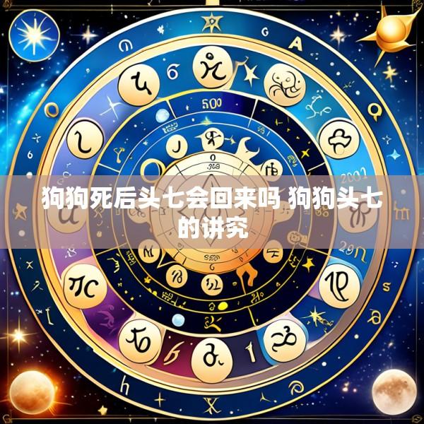 狗狗死后头七会回来吗 狗狗头七的讲究