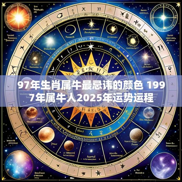 97年生肖属牛最忌讳的颜色 1997年属牛人2025年运势运程
