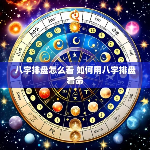 八字排盘怎么看 如何用八字排盘看命