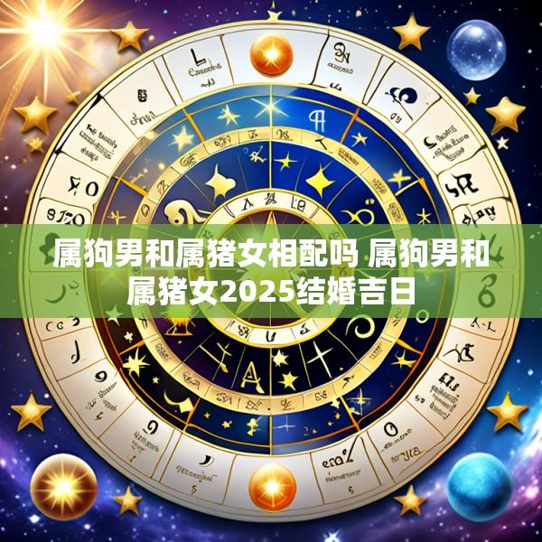 属狗男和属猪女相配吗 属狗男和属猪女2025结婚吉日