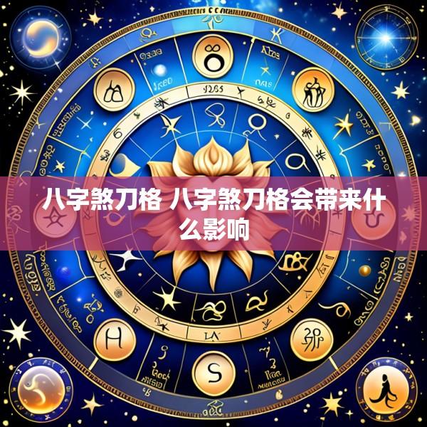 八字煞刀格 八字煞刀格会带来什么影响