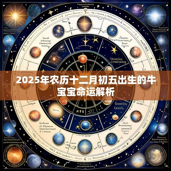2025年农历十二月初五出生的牛宝宝命运解析