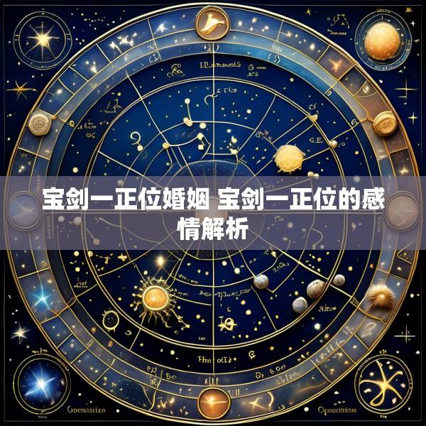 宝剑一正位婚姻 宝剑一正位的感情解析