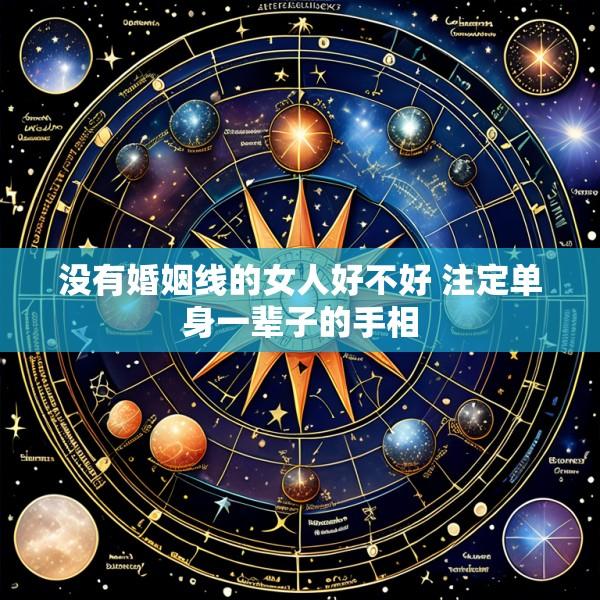 没有婚姻线的女人好不好 注定单身一辈子的手相