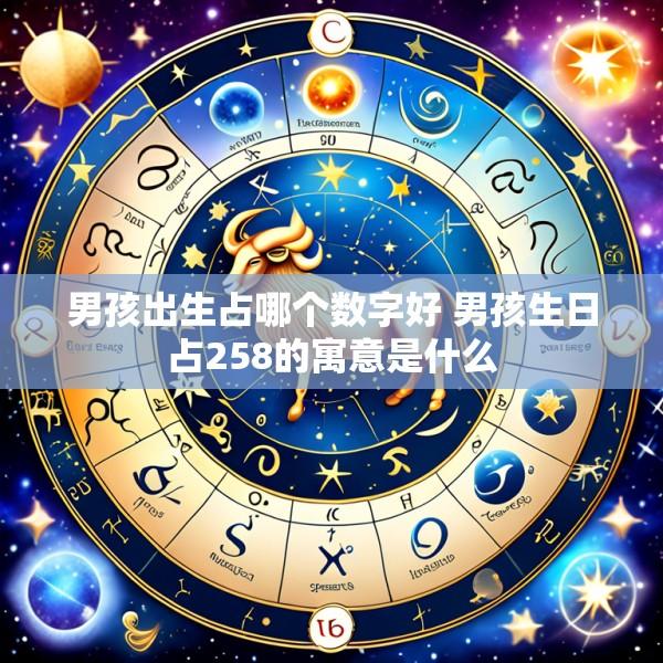 男孩出生占哪个数字好 男孩生日占258的寓意是什么