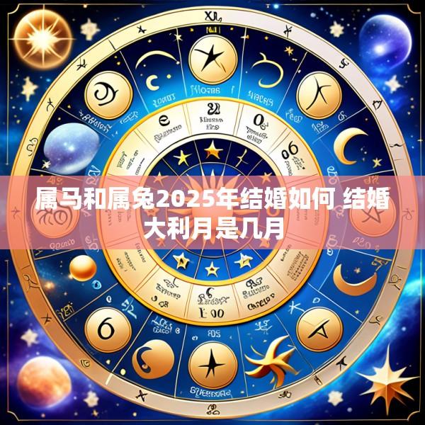 属马和属兔2025年结婚如何 结婚大利月是几月