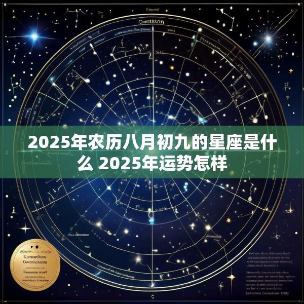 2025年农历八月初九的星座是什么 2025年运势怎样