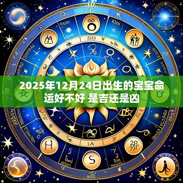 2025年12月24日出生的宝宝命运好不好 是吉还是凶