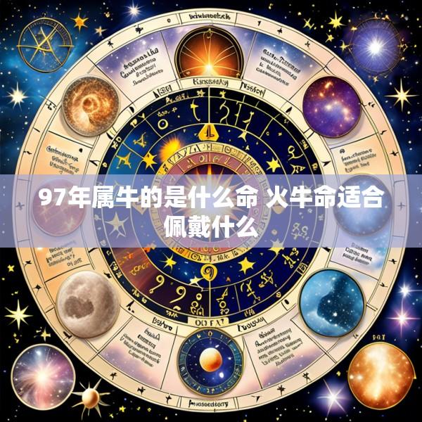 97年属牛的是什么命 火牛命适合佩戴什么