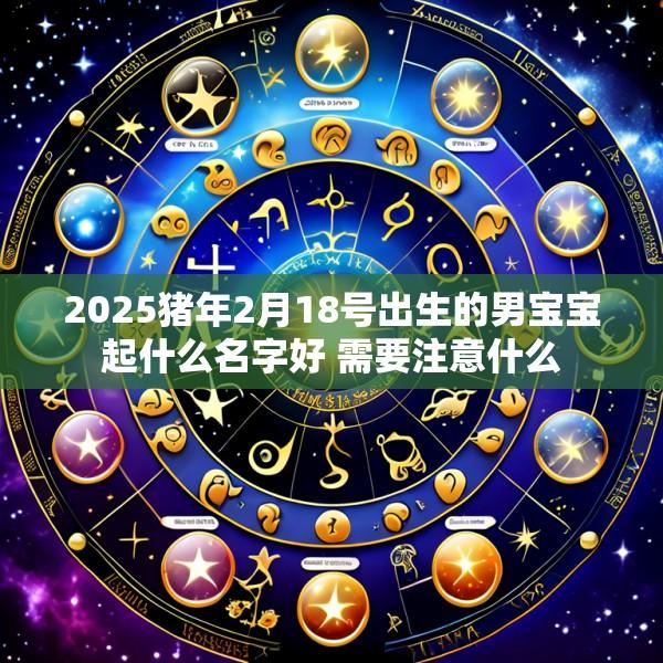 2025猪年2月18号出生的男宝宝起什么名字好 需要注意什么
