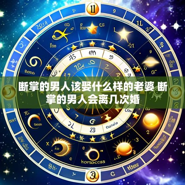 断掌的男人该娶什么样的老婆 断掌的男人会离几次婚