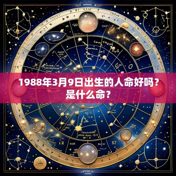 1988年3月9日出生的人命好吗？是什么命？