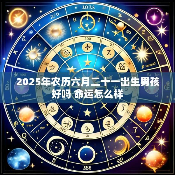2025年农历六月二十一出生男孩好吗 命运怎么样
