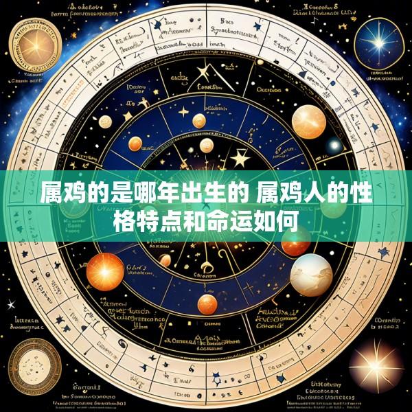 属鸡的是哪年出生的 属鸡人的性格特点和命运如何