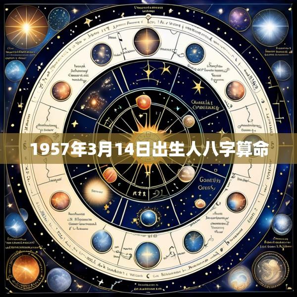 1957年3月14日出生人八字算命