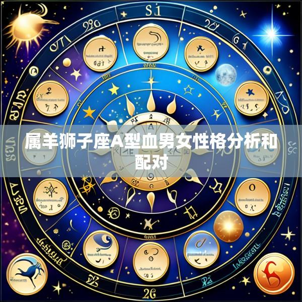 属羊狮子座A型血男女性格分析和配对