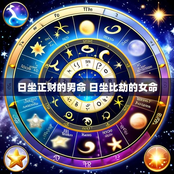 日坐正财的男命 日坐比劫的女命