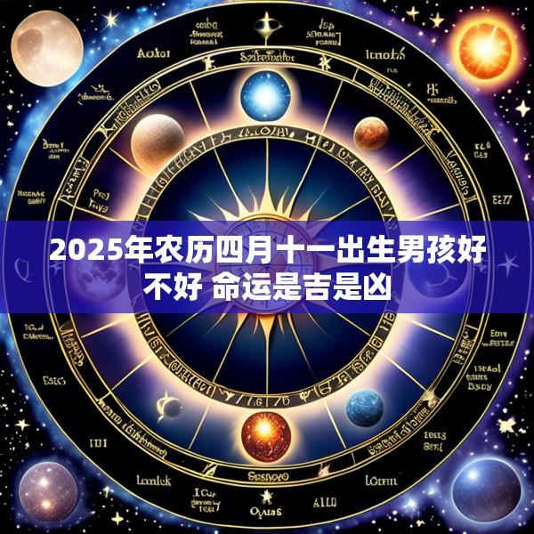 2025年农历四月十一出生男孩好不好 命运是吉是凶