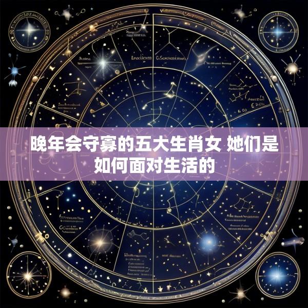 晚年会守寡的五大生肖女 她们是如何面对生活的