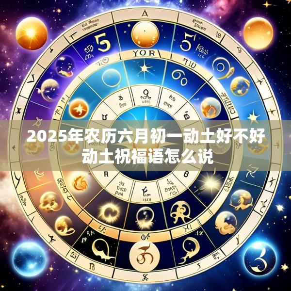 2025年农历六月初一动土好不好 动土祝福语怎么说