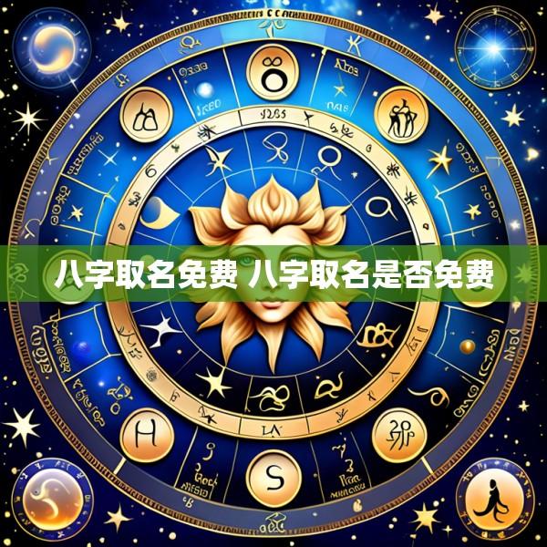 八字取名免费 八字取名是否免费