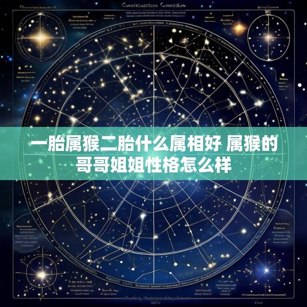 一胎属猴二胎什么属相好 属猴的哥哥姐姐性格怎么样