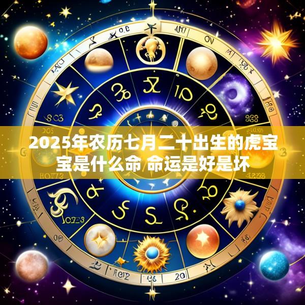 2025年农历七月二十出生的虎宝宝是什么命 命运是好是坏