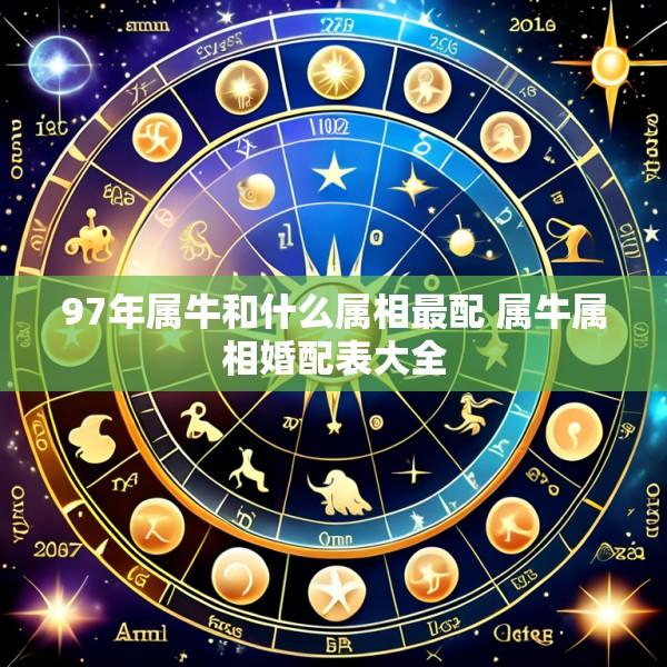 97年属牛和什么属相最配 属牛属相婚配表大全