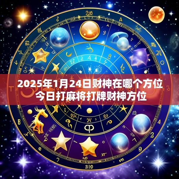2025年1月24日财神在哪个方位 今日打麻将打牌财神方位