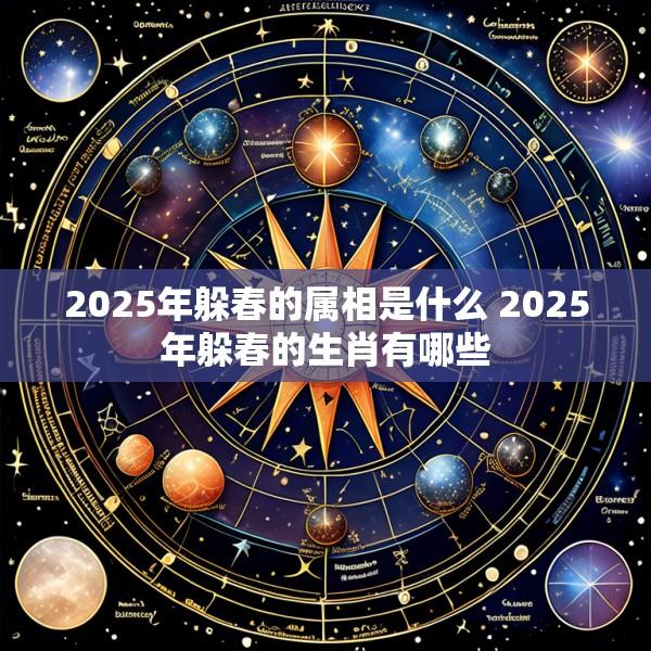 2025年躲春的属相是什么 2025年躲春的生肖有哪些