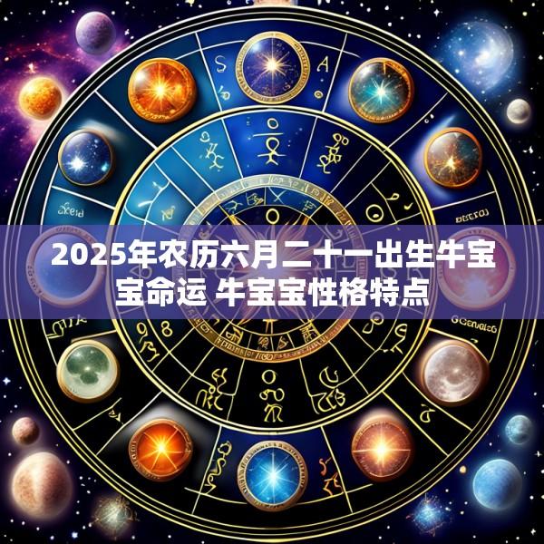 2025年农历六月二十一出生牛宝宝命运 牛宝宝性格特点