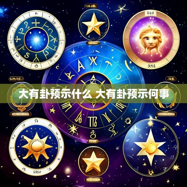 大有卦预示什么 大有卦预示何事