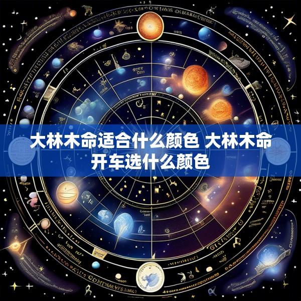 大林木命适合什么颜色 大林木命开车选什么颜色