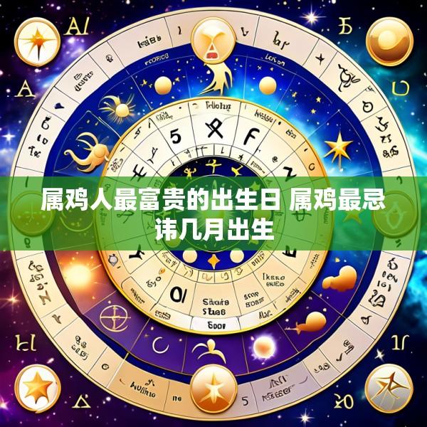 属鸡人最富贵的出生日 属鸡最忌讳几月出生