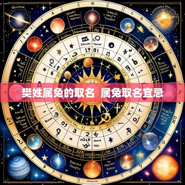 樊姓属兔的取名  属兔取名宜忌