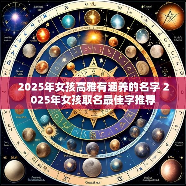 2025年女孩高雅有涵养的名字 2025年女孩取名最佳字推荐