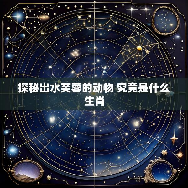 探秘出水芙蓉的动物 究竟是什么生肖