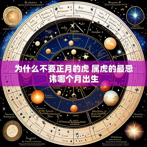 为什么不要正月的虎 属虎的最忌讳哪个月出生