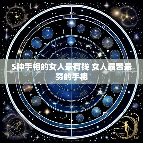 5种手相的女人最有钱 女人最苦最穷的手相