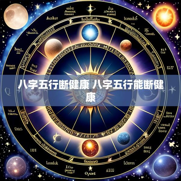 八字五行断健康 八字五行能断健康